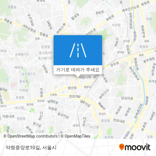 약령중앙로10길 지도