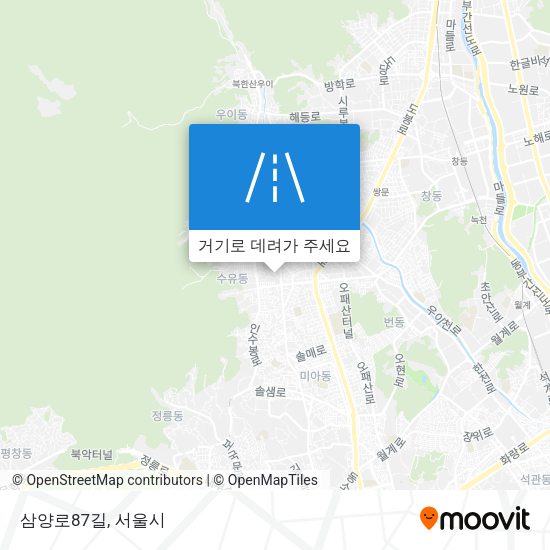 삼양로87길 지도