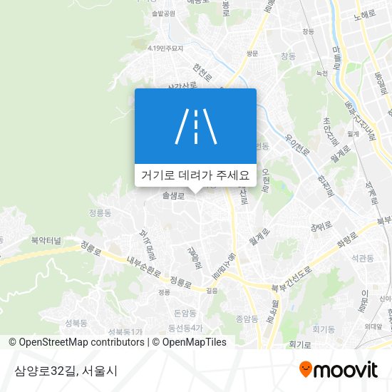 삼양로32길 지도