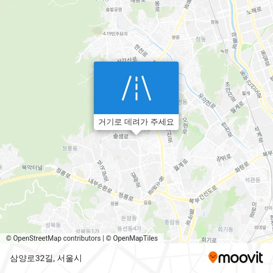 삼양로32길 지도