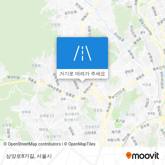 삼양로8가길 지도
