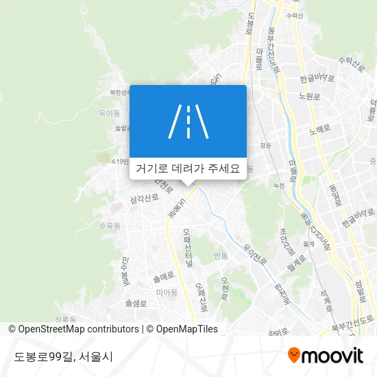 도봉로99길 지도