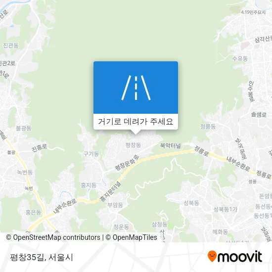 평창35길 지도