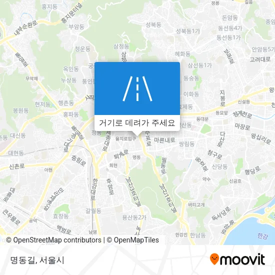 명동길 지도