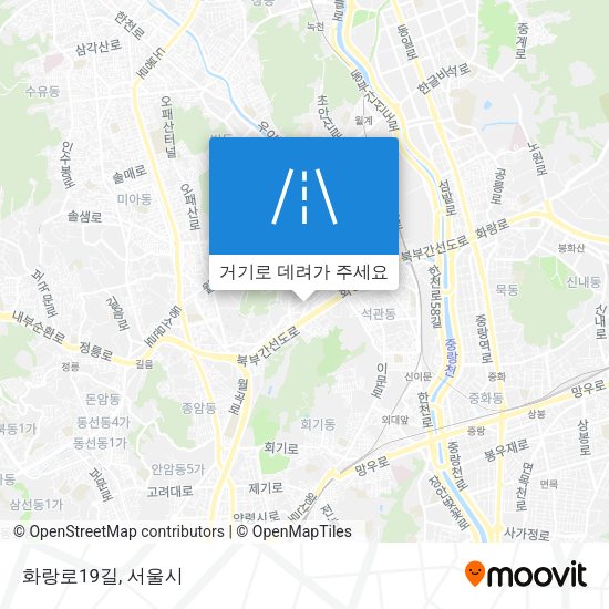 화랑로19길 지도