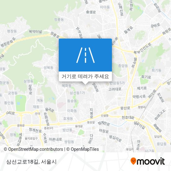 삼선교로18길 지도