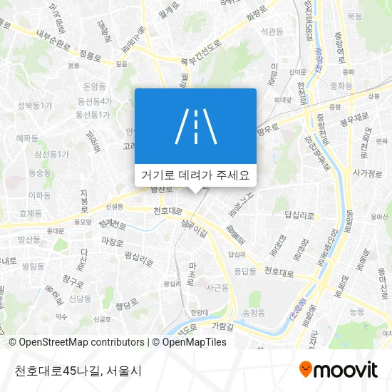천호대로45나길 지도