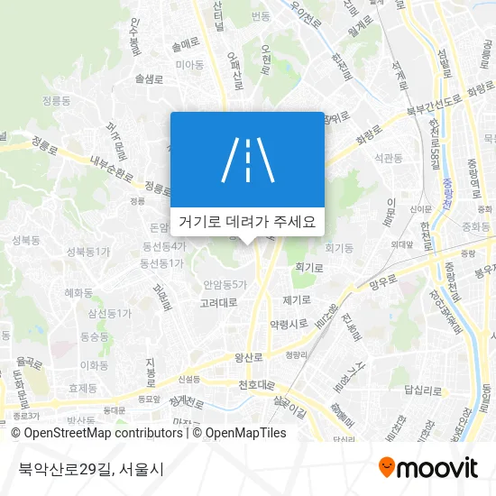 북악산로29길 지도