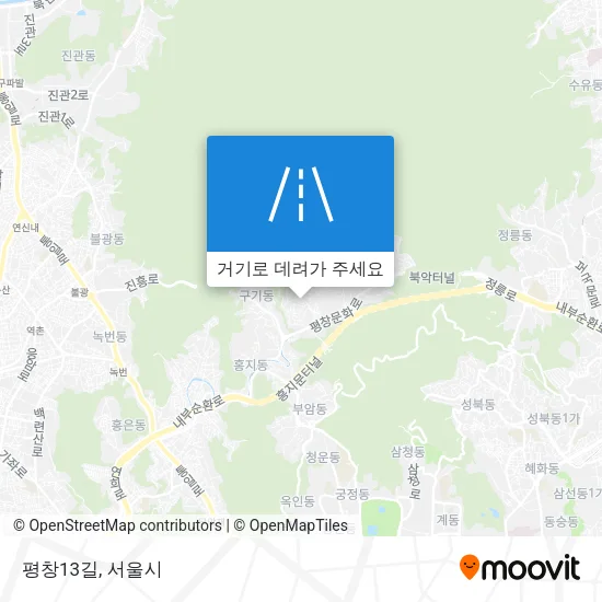 평창13길 지도