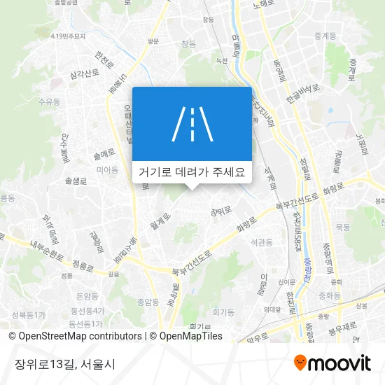 장위로13길 지도