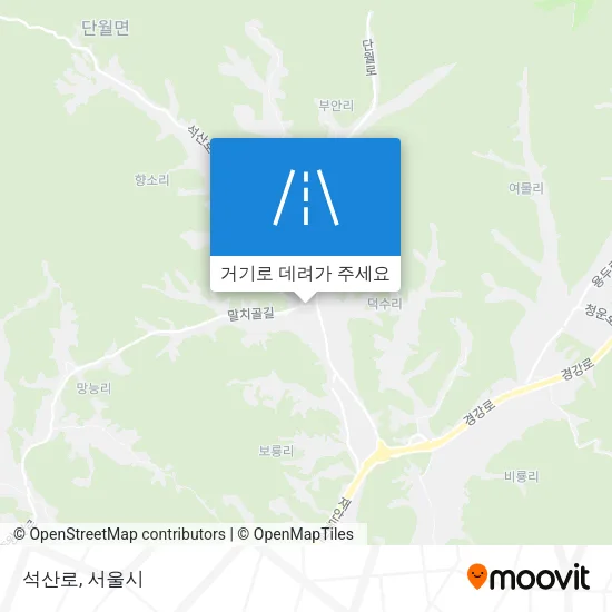 석산로 지도