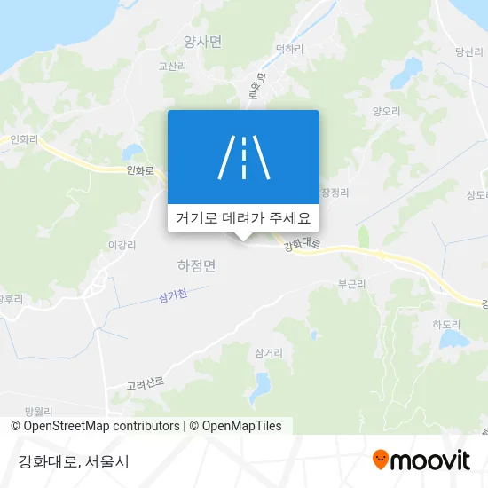 강화대로 지도