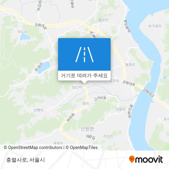 충렬사로 지도