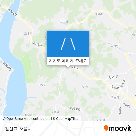 갈산교 지도