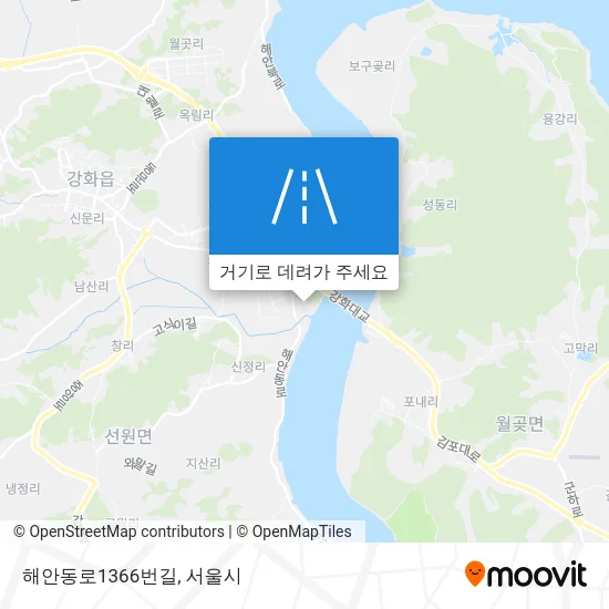 해안동로1366번길 지도