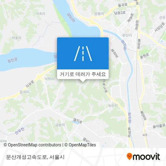 문산개성고속도로 지도