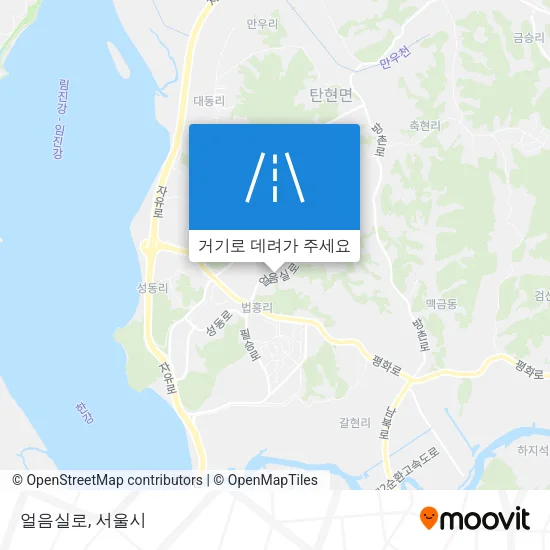 얼음실로 지도