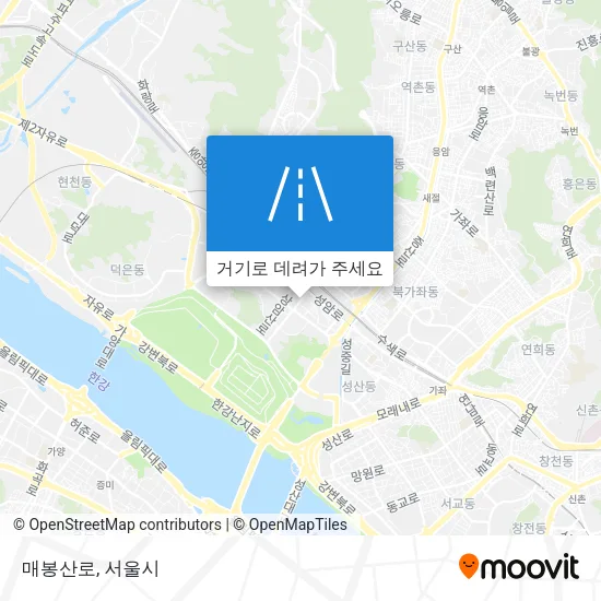 매봉산로 지도
