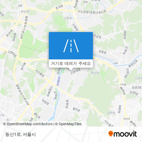 동산1로 지도