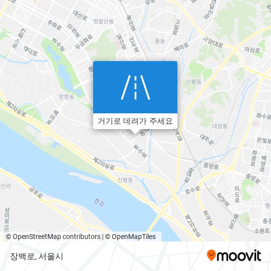 장백로 지도