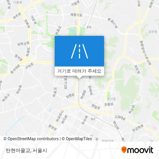 탄현마을교 지도