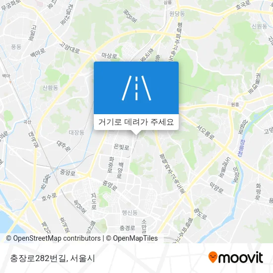 충장로282번길 지도