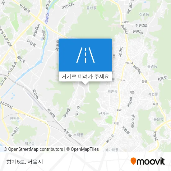 향기5로 지도