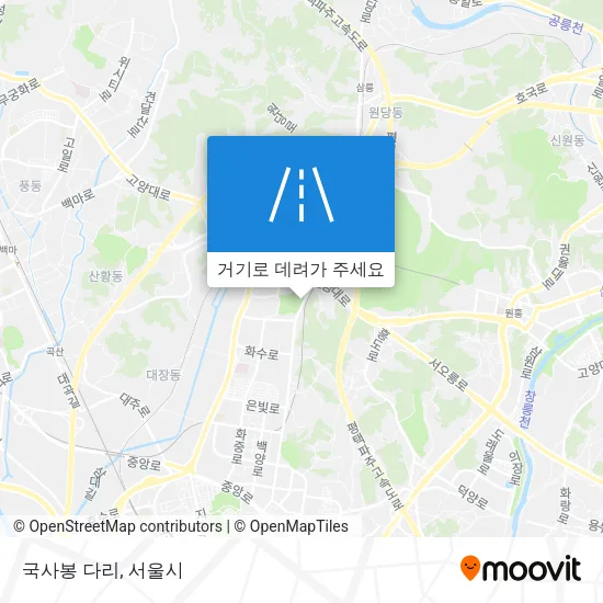국사봉 다리 지도