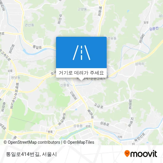 통일로414번길 지도