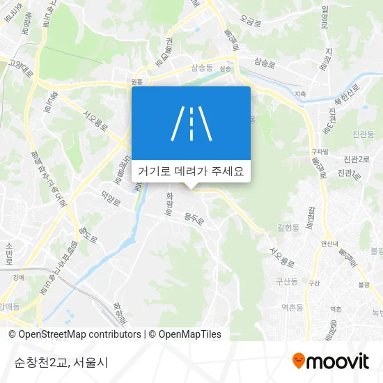 순창천2교 지도