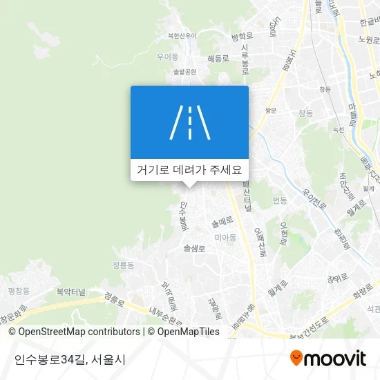 인수봉로34길 지도