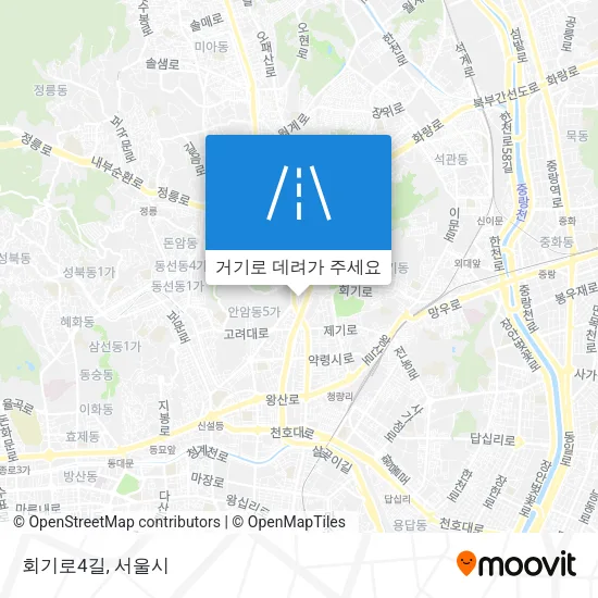 회기로4길 지도