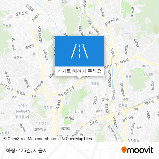 화랑로25길 지도