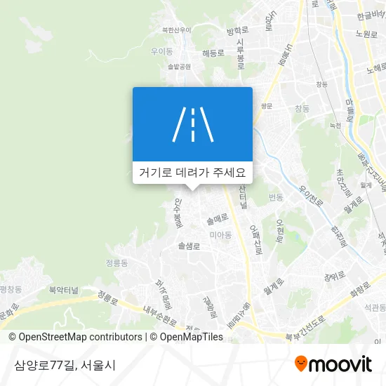 삼양로77길 지도