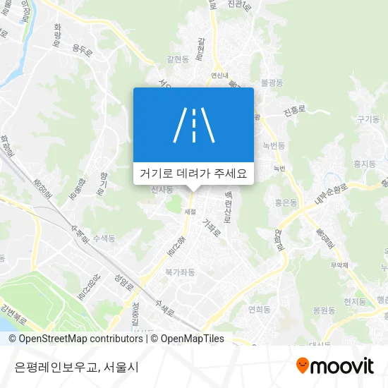 은평레인보우교 지도