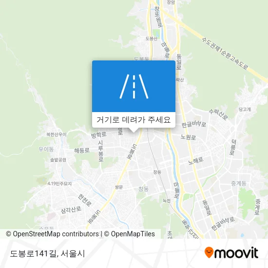 도봉로141길 지도
