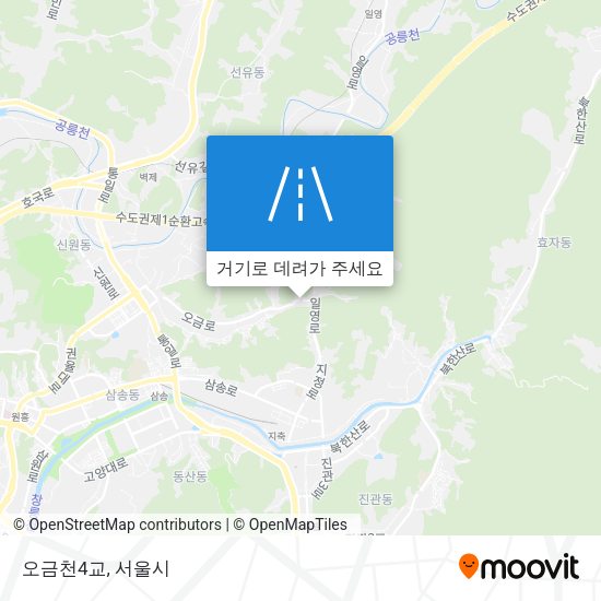 오금천4교 지도