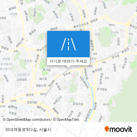 외대역동로5다길 지도