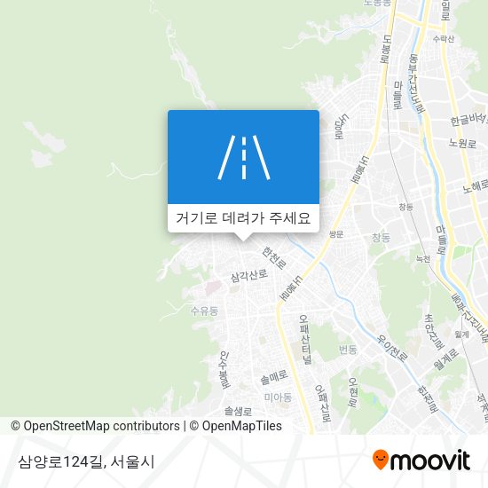 삼양로124길 지도