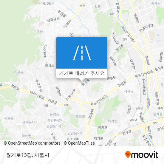 월계로13길 지도