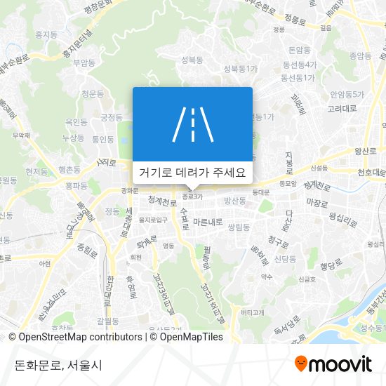 돈화문로 지도