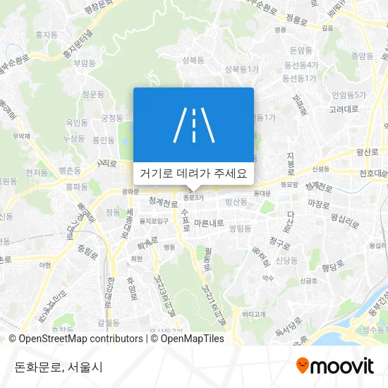 돈화문로 지도