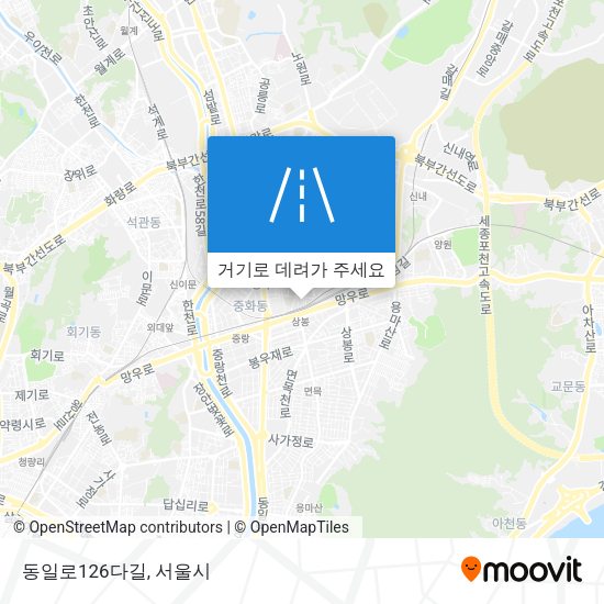 동일로126다길 지도