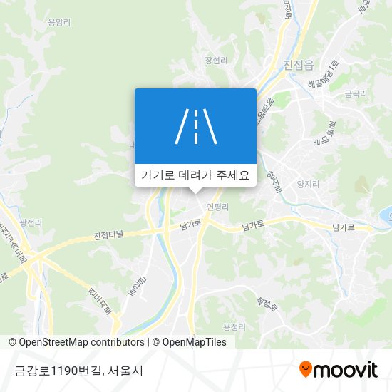 금강로1190번길 지도