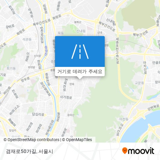 겸재로50가길 지도