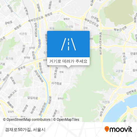 겸재로50가길 지도