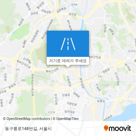 동구릉로148번길 지도