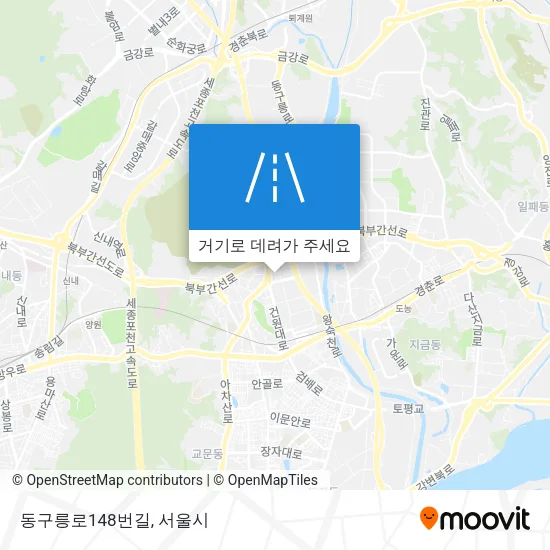 동구릉로148번길 지도