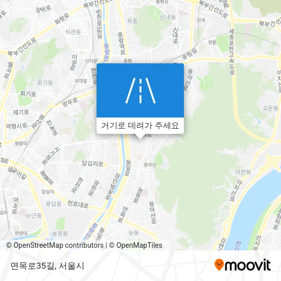 면목로35길 지도