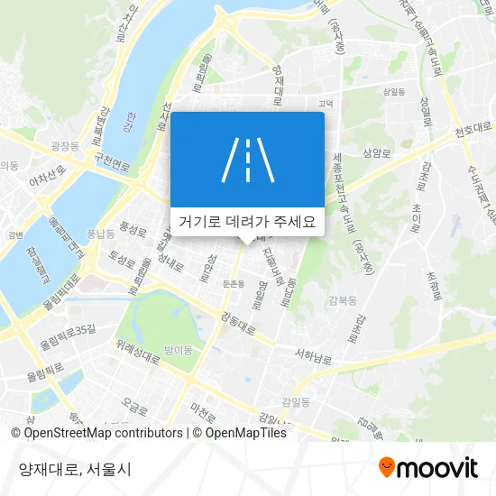 양재대로 지도